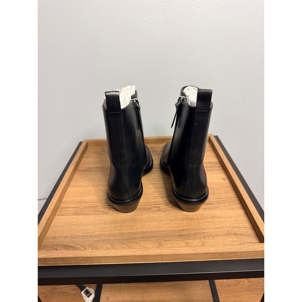 Everlane The City Boot Black Leather Size 7.5 - Picture 5 of 10